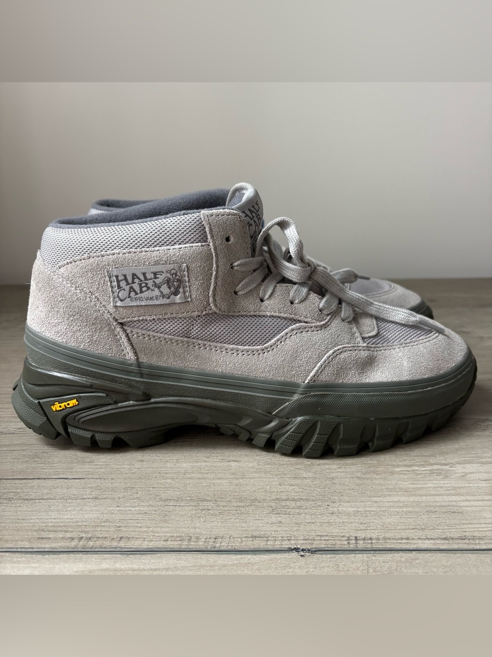Vans Premium Half Cab 33 Drizzle Grey Shoes Boots Trail Size 10.5 Men’s